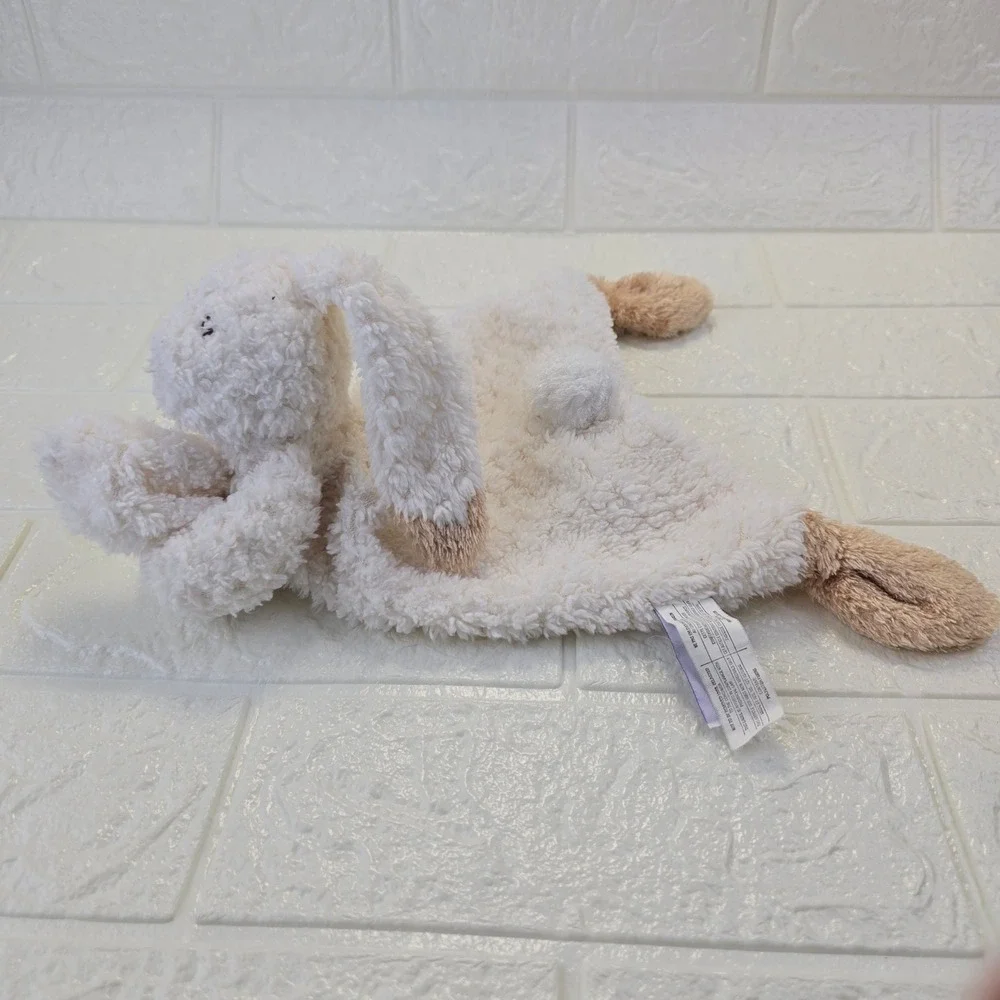 Mary Meyer Putty Bunny Lovey Security Blanket Unisex Cream Tan Sherpa Plush 11